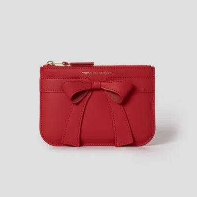 Classic Big Bow Small Pouch Wallet