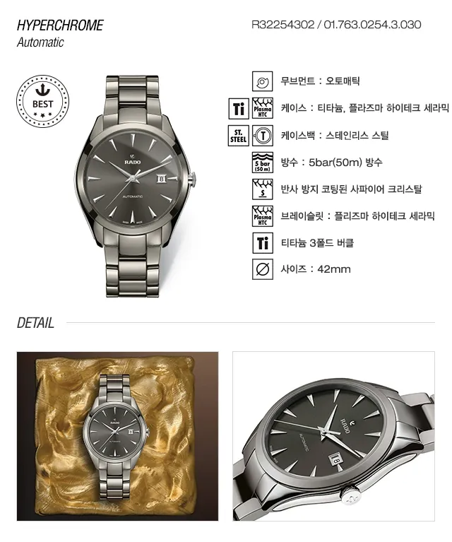 하이퍼크롬 오토매틱 R32254302 상세 1