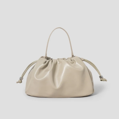 Lambskin String Shoulder Bag