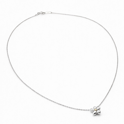 925 Silver 1902. Blooming necklace (18K)