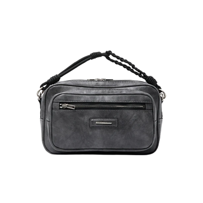 Faux Leather Cross Bag