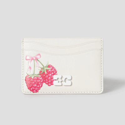 Bou Card Holder Raspberry Print