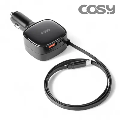 제드 84W C타입 자동감김 초고속 차량용 충전기 (PD+QC3.0 2포트) CGR2271AT